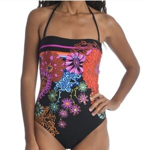 Trina Turk Electric Reef one piece swimsuit XS